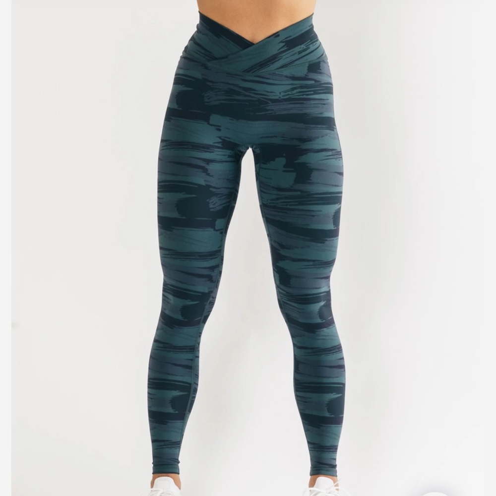 Alphalete Power Surface Legging - Blue Camo